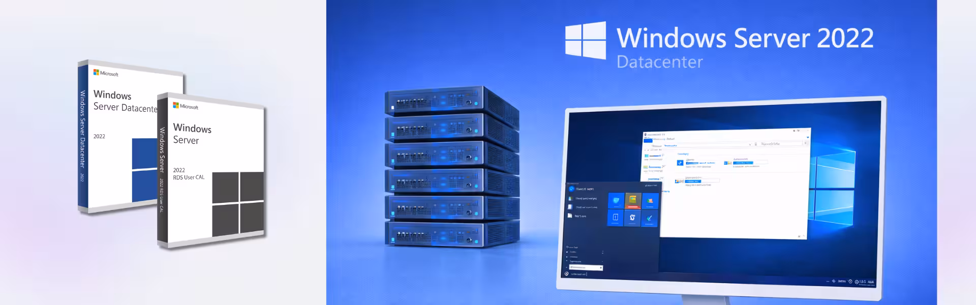 Windows Server 2022 Datacenter + RDS 50 User CALs