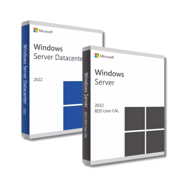 Windows Server 2022 Datacenter + RDS 50 User CALs