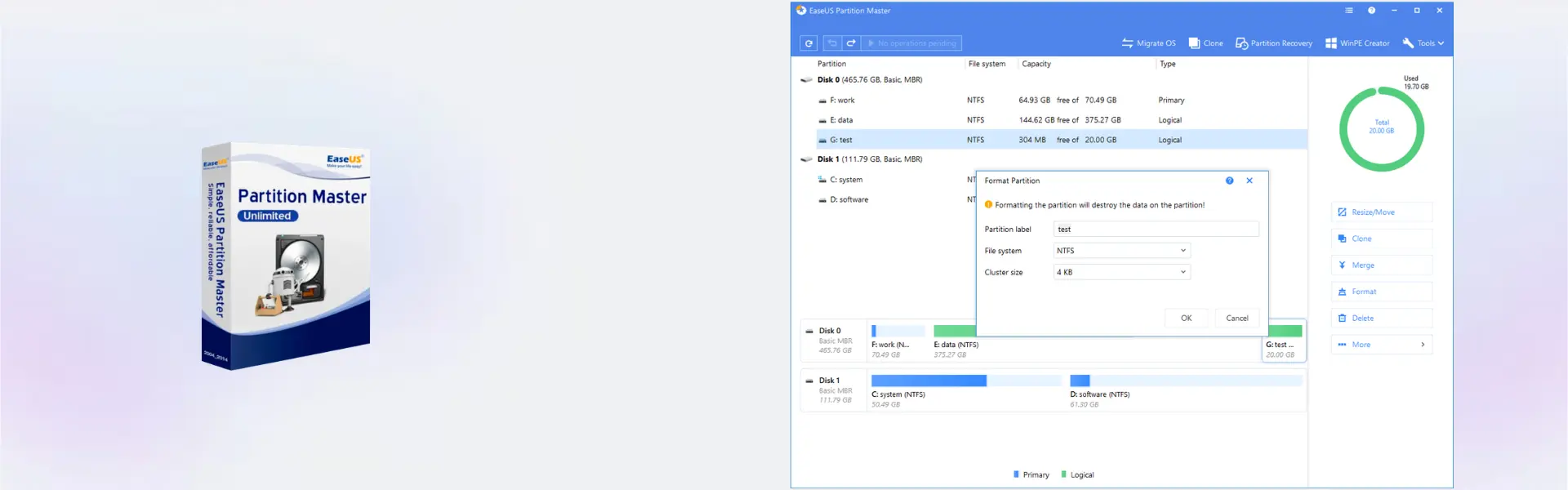 EaseUS Partition Master Unlimited