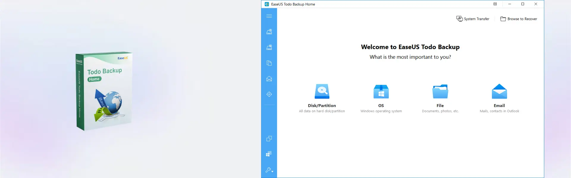 EaseUS Todo Backup Home