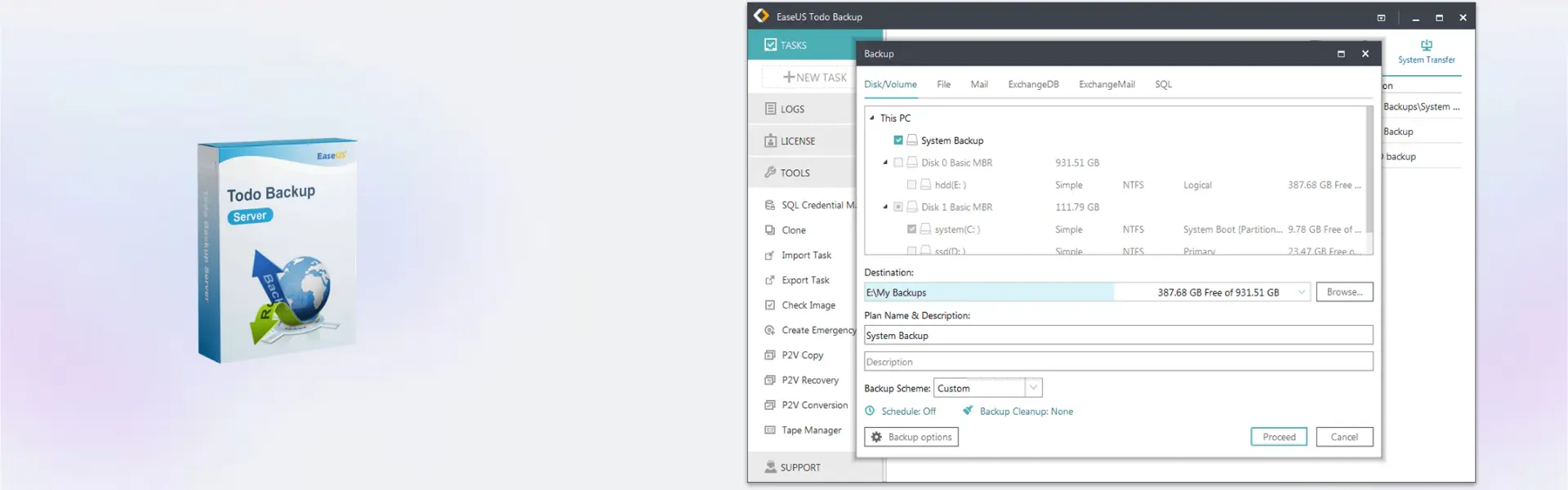 EaseUS Todo Backup Server 