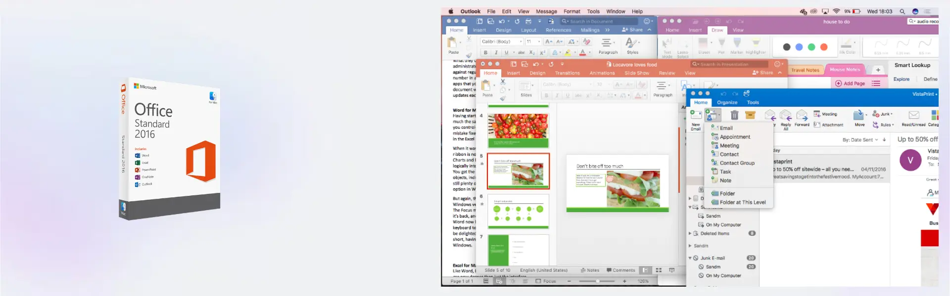 Microsoft Office 2016 Standard Mac