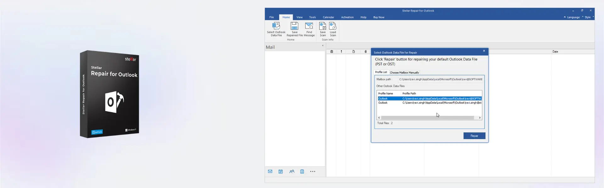 Stellar Repair for Outlook Professional