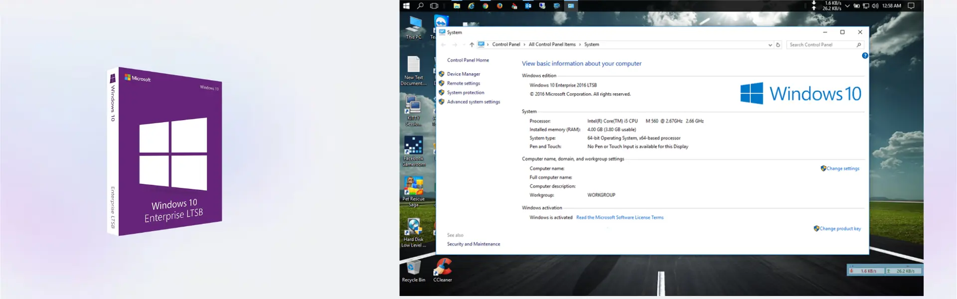 Windows 10 Enterprise LTSB 2016
